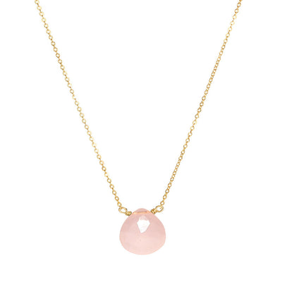 Pink Chalcedony Necklace