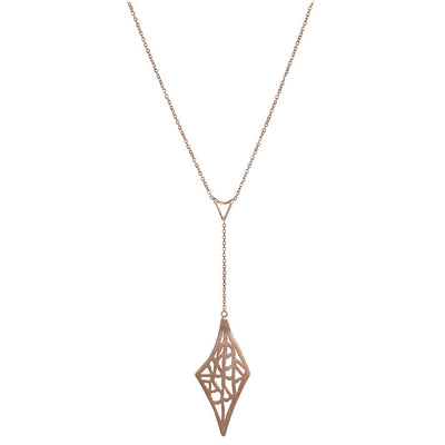 Diamond Vanda Lariat Necklace