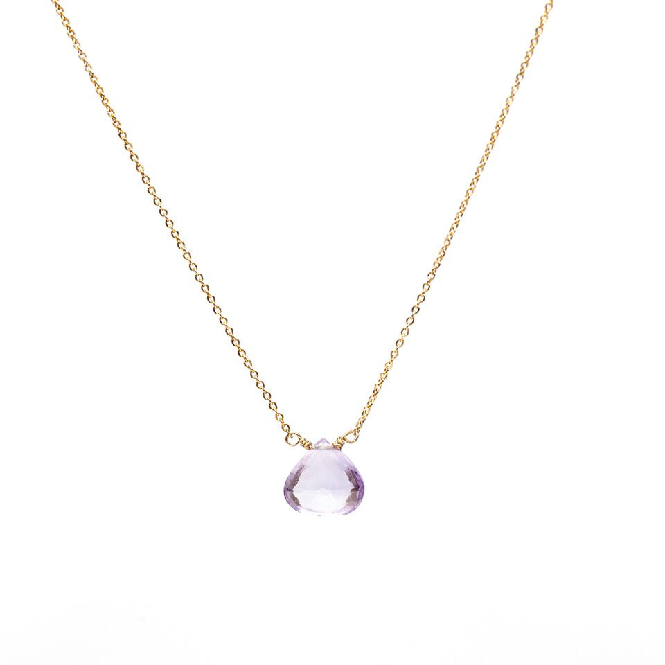 Rose Amethyst Necklace
