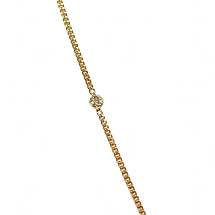 Champagne diamond bracelet