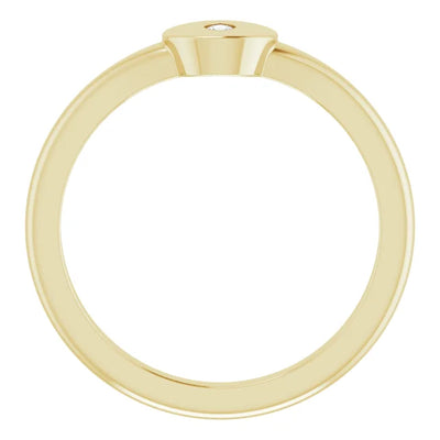 Marquise Diamond signet ring