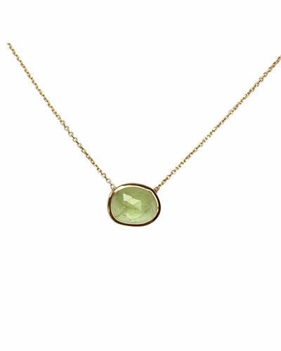 Organic Peridot necklace