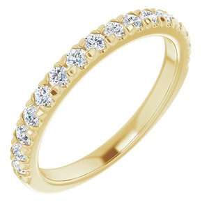 14kt 1/4 CTW Diamond Matching Band