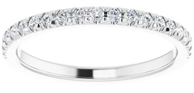 14kt 1/4 CTW Diamond Matching Band