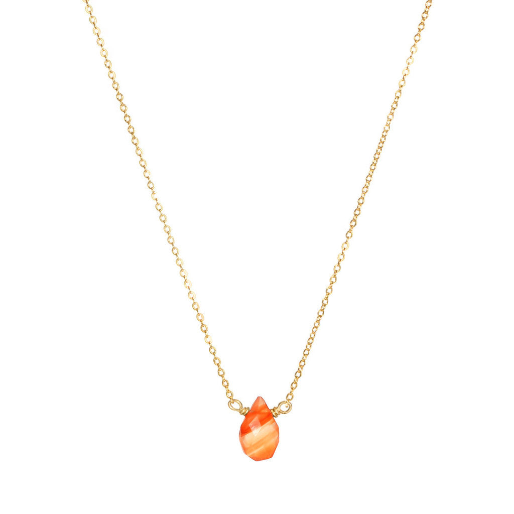 Orange Carnelian Necklace