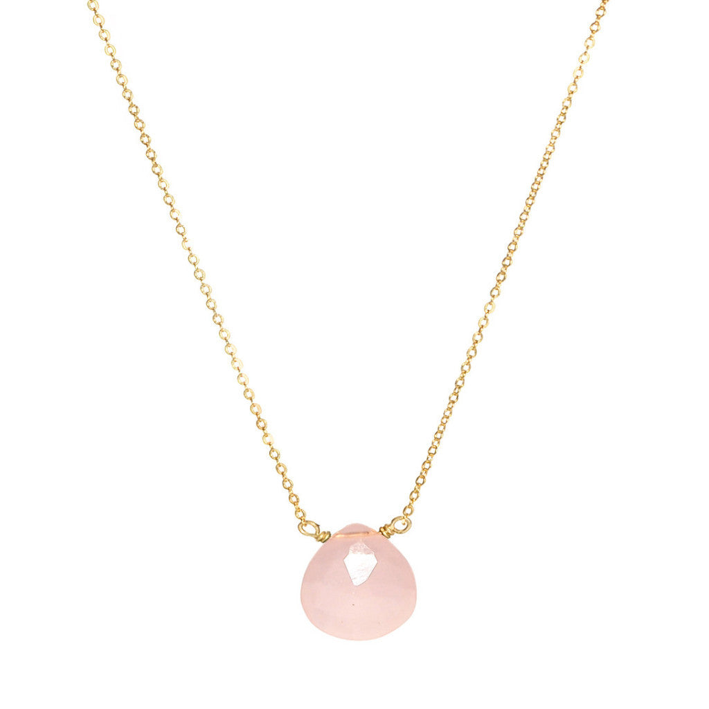 Pink Chalcedony Necklace