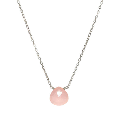 Pink Chalcedony Necklace
