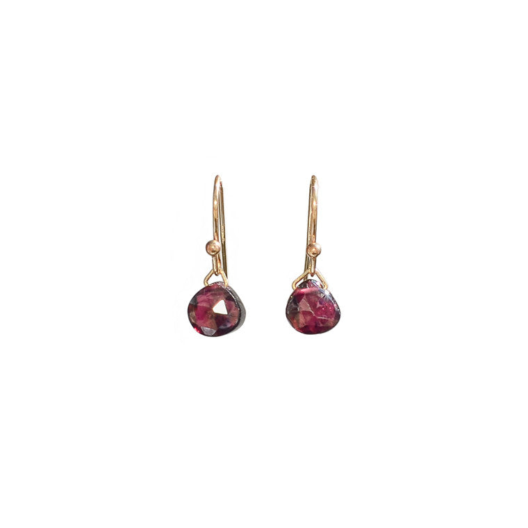 Petite Garnet Earrings