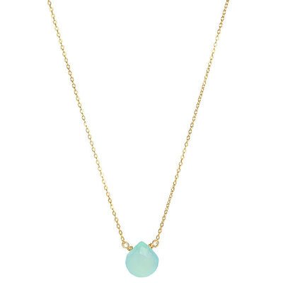 Turquoise Chalcedony Necklace