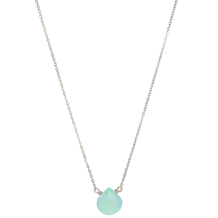 Turquoise Chalcedony Necklace