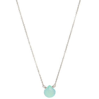 Turquoise Chalcedony Necklace