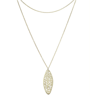 Long Oval Vanda Necklace