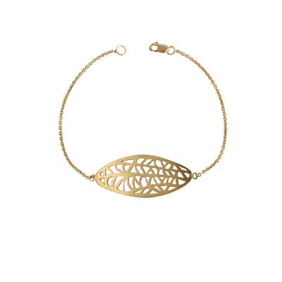 Oval Vanda Vermeil Bracelet