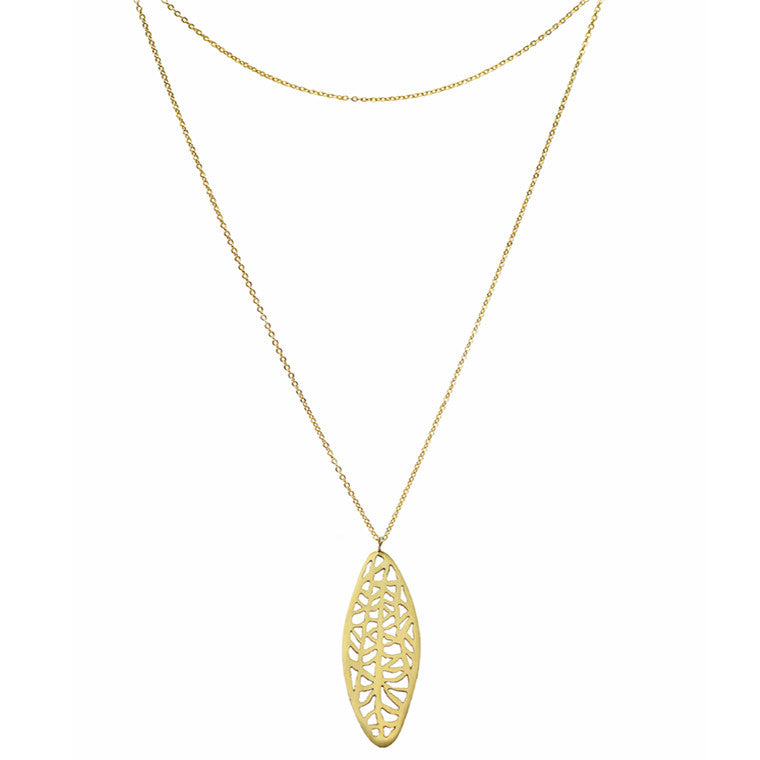 Long Oval Vanda Necklace