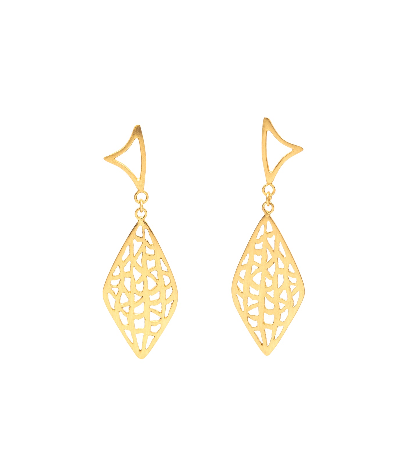 Organic Vanda Drop Earrings