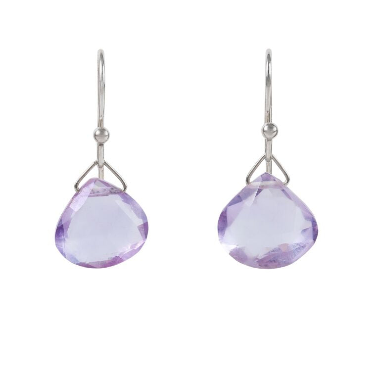 Rose Amethyst Drop earrings