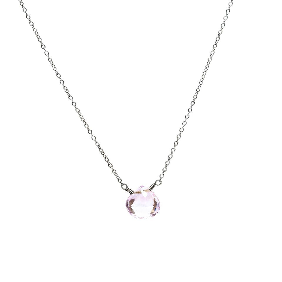 Rose Amethyst Necklace