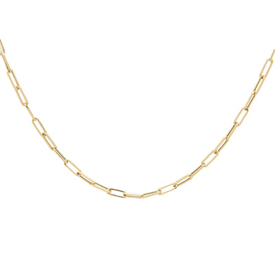 14kt Yellow Gold medium Paperclip Chain