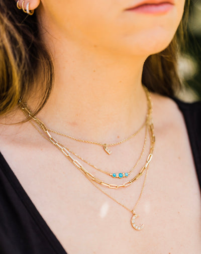 14kt Yellow Gold medium Paperclip Chain