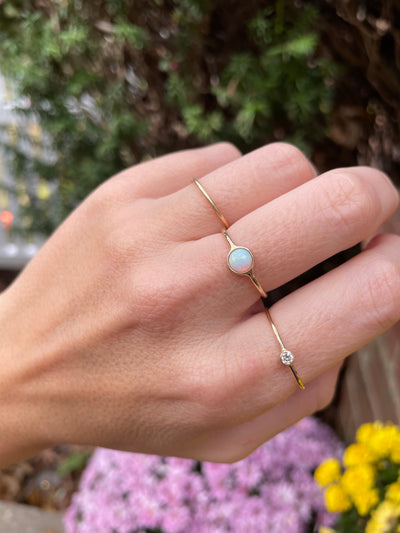 14kt Yellow Gold Opal Ring