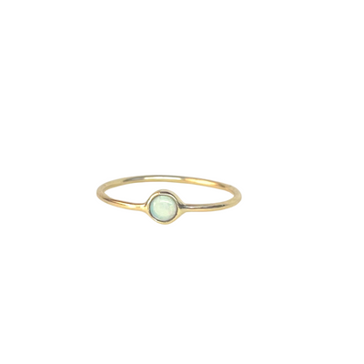 Opal stackable ring