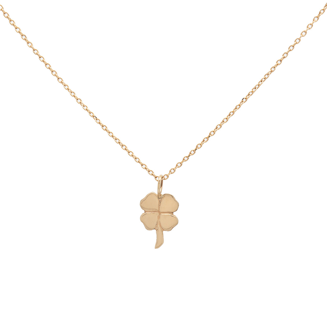 Gold Four leaf clover necklace