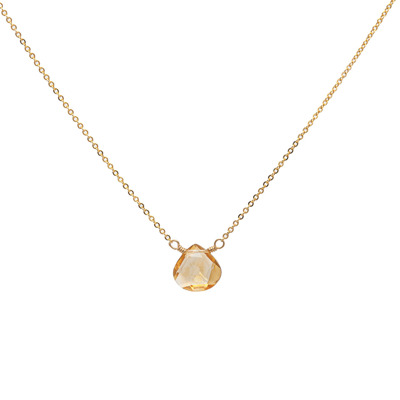 Citrine necklace